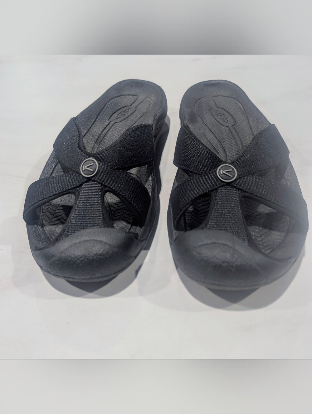 Keen Comfort Step Women’s Black Slip-On Sandals